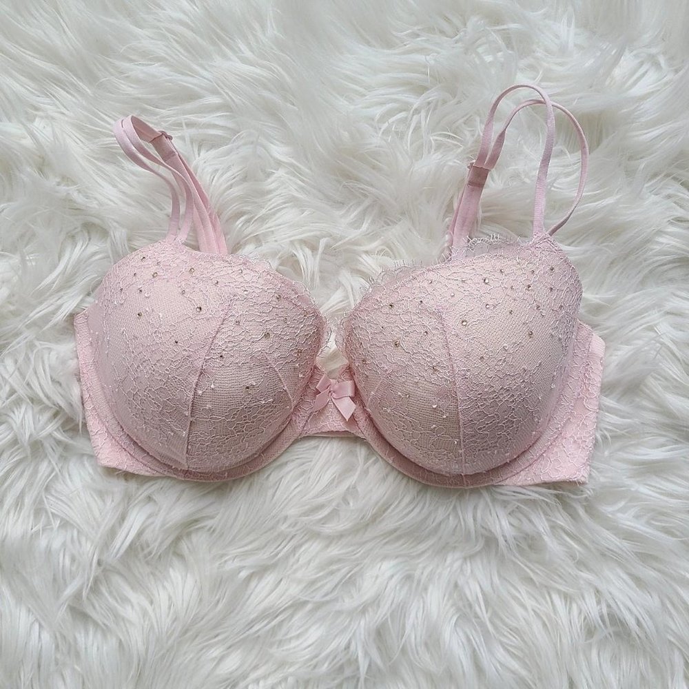 Victoria's Secret Pink Lace Ballerina Bra